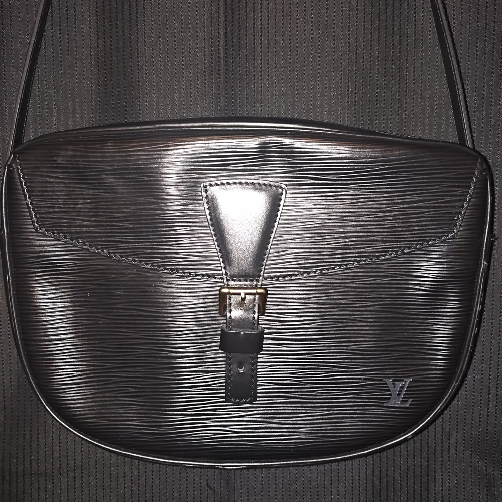 Louis Vuitton Black Epi Jeune Fille Crossbody